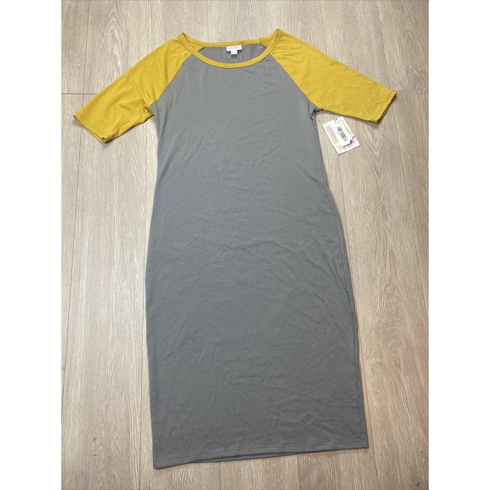 Lularoe Julia Dress‎ SMALL Pencil Dress Gray S New Lightweight